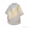 Nuevo Estilo de Verano Estilo Old Money Traje Casual de Gama Alta para Hombre, Lujo Ligero Transpirable Falso Dos Piezas Manga Corta Pantalón Largo Conjunto de Dos Piezas