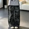 Conjunto Camuflado de Otoño para Niñas 2026 Nuevo Estilo Coreano Camiseta de Manga Larga y Pantalones de Pierna Ancha Conjunto de Dos Piezas para Niños Mayores, Camiseta de Otoño Moderna y Genial