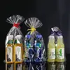 Saco de Embalagem Transparente para Presente Promoção de Supermercado Combinação Ponto Atacado 20*35 Estilo Latte Art 500 Sacos de Embalagem