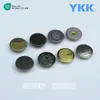 Botones de presión de cuatro partes YKK, botones simples de cobre para ropa y chaquetas, botones de presión ocultos de metal, artículo de venta caliente en stock