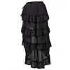 3634# Corsé vintage de palacio falda irregular Falda de Piratas del Caribe uniforme Falda de enagua