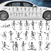 Bestseller transfronterizo calabaza de Halloween bruja coche pegatina magnética reflectante decoración murciélago de Halloween puerta de garaje refrigerador pegatina