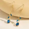 Brincos de Design Simples em Forma de Flor Tulipa com Galhos e Folhas para Mulheres, para Ir ao Trabalho, Encontros, Festas, Acessórios de Alto Padrão