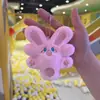 Internet Celebridade Pelúcia Brinquedo Rabanete Coelho Saco Coelho Boneca Chave Corrente Pingente Homens e Mulheres Casal Chave Cadeia Boneca