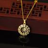 Nuevo sostenedor de anillo abierto dorado personalizado con forma de flor, sostenedor de colgante electrochapado, para incrustar en DIY, aretes para orejas de celebridad femenina en vivo en línea
