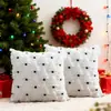 Funda de Almohada Navideña Conejo sin Relleno Piel de Conejo Acolchada Árbol de Navidad Cojín de Respaldo para Sofá del Hogar Funda de Cojín Festiva