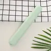 Estuche para cepillo de dientes portátil de paja de trigo de cuatro colores, ideal para viajes y viajes de negocios, a prueba de polvo, ligero y conveniente para llevar artículos de tocador