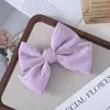 Lindo y Dulce Moño Tela Brillante Semi-Terminado Hecho a Mano DIY Accesorios para Ropa Estilo Coreano Accesorios para el Cabello para Niños