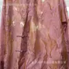 Tecido Jacquard Dourado Popular de Luxo com Padrões Brilhantes, Tecido Jacquard de Nylon e Viscose Roman Holiday, Material para Vestuário em Estoque