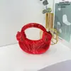 2026 Comercio Exterior Transfronterizo Acrílico Gama Alta Bolsa para Ramen y Dumplings Nueva Moda Transfronteriza Bolso de Mano Bolso con Cadena