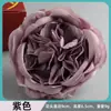Flores artificiales de tono morado, abanico de novia, linterna de festival, pasador DIY, birrete de graduación, kit de materiales para tocado