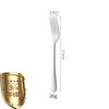 Fabricantes de cucharas de acero inoxidable 304 1010 cubiertos occidentales cuchillo para carne y tenedor mango largo postre café cuchara para helado tenedor para fruta