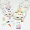 Accesorios Florales Perforados 3D Estilo Océano Iridiscente para Zapatos Desmontables Lindos Decoración de Estrella de Mar, Concha, Delfín Hebilla de Zapato Mayoreo