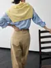 Item de LiquidaçãoEsgotado e Removido do Estoque Algodão Cintura Alta Versátil Calça Casual para Mulheres 2026 Primavera Novo Estilo Calça 90312
