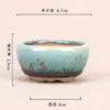 Forno cerâmico muda polegar pequeno vaso de flor atacado dedicado vaso de flor para bonsai vaso para planta verde de interior vaso para planta em vaso retrô minimalista