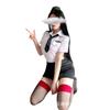 Uniforme de dramatização de policial de boate, saia justa, traje profissional de capitão emagrecedor, paixão pura feminina