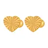 Diseño Minimalista Estilo Japonés y Coreano Amor Láser Uña de Oreja Moda Personalizada Versátil Dulce Lujo Ligero Acero Titanio Aretes