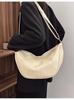 Bolsa Transfronteriza de Gran Capacidad para Mujer Nueva Moda Primavera 2026 Bolso de Hombro Cruzado Simple Bolso Tipo Bollo Casual para Viajes