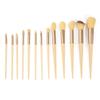 Conjunto de 13 pincéis de maquiagem recomendados por maquiadores ferramentas para pó solto sombra para os olhos pincel para iniciantes deve ser macio e fácil de aplicar pó