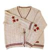 Ropa de Mujer Europea y Americana Comercio Exterior Otoño e Invierno Nuevo AliExpress Cárdigan Tejido Bordado Temperamento Reductor de Edad Suéter Casual Holgado