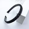Diadema trenzada para peluca, diadema dentada antideslizante, horquilla de estilo coreano, accesorios para el cabello, tocados, diadema trenzada de ala ancha, horquilla