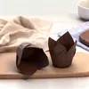 El Portacupcakes Más Vendido de Amazon, Portacupcakes para Muffins y Pasteles Tipo Copa de Llama, Papel a Prueba de Grasa, Fabricante Mayorista de Portacupcakes de Papel Tipo Tulipán