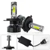Farol de LED para carro explosivo transfronteiriço F2 COB H4 lâmpada de farol luz modificada feixe alto e baixo H7