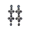 Brincos de Franja Flor de Gota d'Água em Acrílico Novos Transfronteiriços Nicho Sensação de Alto Padrão Brinco Tendência da Moda Acessórios de Brinco Versáteis