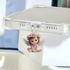Plug de Poeira para Celular Menina Acrílica Novo Estilo Anjo Pingente de Carro Acrílico Simples Africano