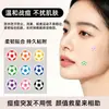 Adesivos de hidrogel para acne com tema de futebol Douyin transfronteiriços, adesivos de acne coloridos com desenhos embalados individualmente