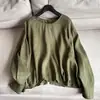 2026 Verano Nuevo Estilo Lino Delgado Suéter Manga Larga Estilo Protección Solar Camisa Pequeña Top Mujer Wholesale N5CT918