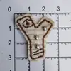 Vendas Diretas de Fábrica Bordado em Tecido com Letras Clássicas de Desenho Animado Costura de Carro Pregos de Garra