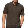 Sudadera con Capucha para Hombre Jacquard Color Sólido Cuello Alto Manga Corta Amazon Verano Casual Holgada Comercio Exterior Talla Europea