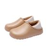 Pantuflas de Algodón para Exteriores para Mujer, Nuevo Modelo Invierno 2026, Impermeables, Cálidas, Felpudas, Cómodas, Antideslizantes, Zapatos de Algodón de Suela Gruesa para Hombre