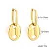 Joyería Transfronteriza Collar de Nariz de Cerdo, Cadena de Metal Personalizada de Moda, Acero Inoxidable Chapado en Oro de 18K, Venta Directa del Fabricante