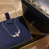 Amor Coroa Asas de Anjo Colar Meninas Nicho High-end Luz Luxo Moda Atacado ins Estilo Clavícula Cadeia Na Moda
