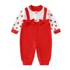 Macacão de Manga Longa para Bebês Meninos e Meninas, Roupa de Primavera e Outono para Recém-Nascidos, Macacão de Algodão Puro com Desenho Animado para Engatinhar e Passeios