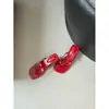 Sapatos Aliguifei com Ótima Textura, Confortáveis para o Dia a Dia, Simples e Versáteis, Emagrecem e São Fáceis de Combinar, com Saltos Finos e Estilo Chinelo