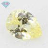 Huagang Gem Amarillo Limón Forma de Pera Circonia Piedra Desnuda Cara Forma de Ganso Gota Fondo Puntiagudo CZ Artificial Diamante de Imitación