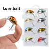 Mini Minnow 1.9g Micro Señuelo de Hundimiento Lento Señuelo de Pesca en Arroyos para Crappie, Trucha, Lobina y Perca