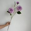 Artificial único brocado de 3 cabeças pequeno Lihua casamento salão de casamento decoração macia mesa de flores decorativas flor exibição de exportação de comércio exterior