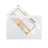 Bolsa de plástico transparente Tianyuan bolsa con ventana A4A5 bolsa autosellante bolsa de cartón para lista de envío bolsa para documentos de factura bolsa individual de superficie