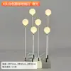 Adereços de Casamento Luzes Decoração de Pátio Interno Externo Luzes de Estrela com Plugue no Chão Decoração de Salão de Casamento Marcadores de Caminho Iluminados Nenhum