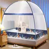 Mosquitero Doméstico sin Instalación Tipo Yurta Tienda de Campaña para Cama de Dormitorio Tienda con Patrón Infantil Anticaída Nuevo Estilo 2025 2025