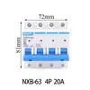 Interruptor Automático Chint Nxb-64 Control de Interfaz Micro Interruptor de Aire Tipo C Pequeño Fabricante Venta Directa Interruptor Interruptor de Aire