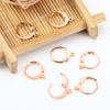 Ganchos para Oreja de Acero Inoxidable Ganchos Franceses Personalizados Tendencia Aretes para Hombre y Mujer Aretes Accesorios de Joyería DIY Venta al por Mayor
