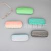 Estuches para Gafas Hechos a Mano Simples y Portátiles, Monturas para Gafas, Montura Grande, Modernas, Soportan Logo y Nombre de Tienda, Material de Cuero