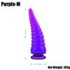 Orissi Cristal Transparente Fio Multicolorido Tentáculo de Polvo Plug Anal Grande, Médio e Pequeno Plug Anal Crisântemo Anal