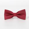 Pajarita informal de negocios para hombre, estilo coreano, para novio, padrino de boda, pajarita de poliéster doble, venta al por mayor