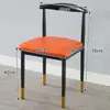 Silla de Comedor Nórdica Modelo Nuevo 2025 Juego de Mesa y Sillas de Comedor para Uso en el Hogar, Silla con Respaldo, Taburete de Estudio, Silla de Madera Sintética, Silla de Arte en Hierro Tipo Cuerno